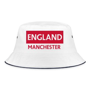 Skyline de Manchester City en Angleterre - Bob - blanc/marine - Devant