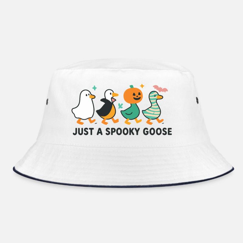 Just a Spooky Goose Halloween Kostüm Bucket Hat