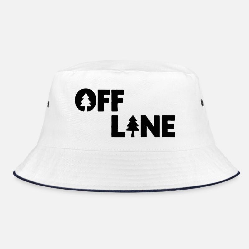 Offline Forest Silhouette Bucket Hat