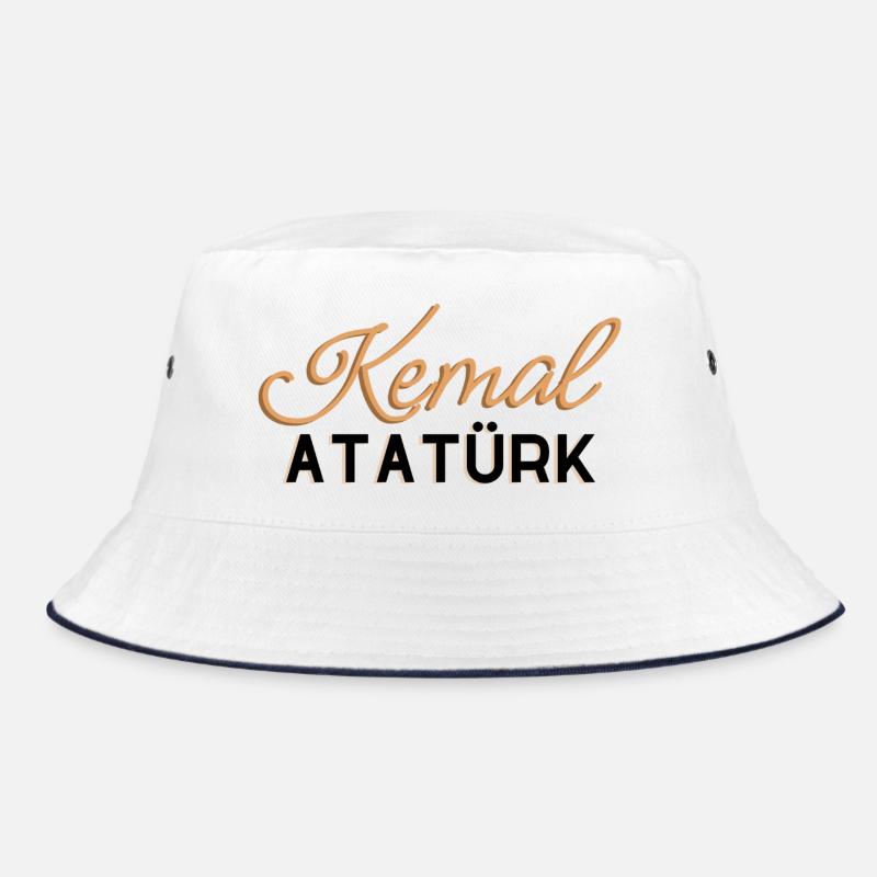 Conception d’Atatürk - Bob - blanc/marine