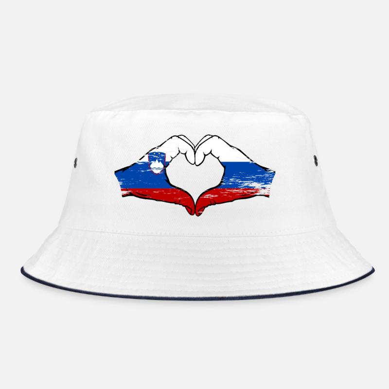 Slovénie Russie Drapeau Coeur Bob