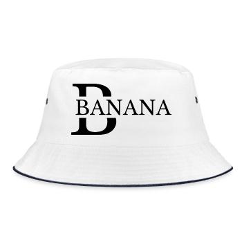 Typographie Banana Bold - Bob - blanc/marine - Devant