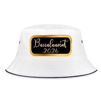 France Lycée Baccalauréat 2026 - Bob - blanc/marine - Devant