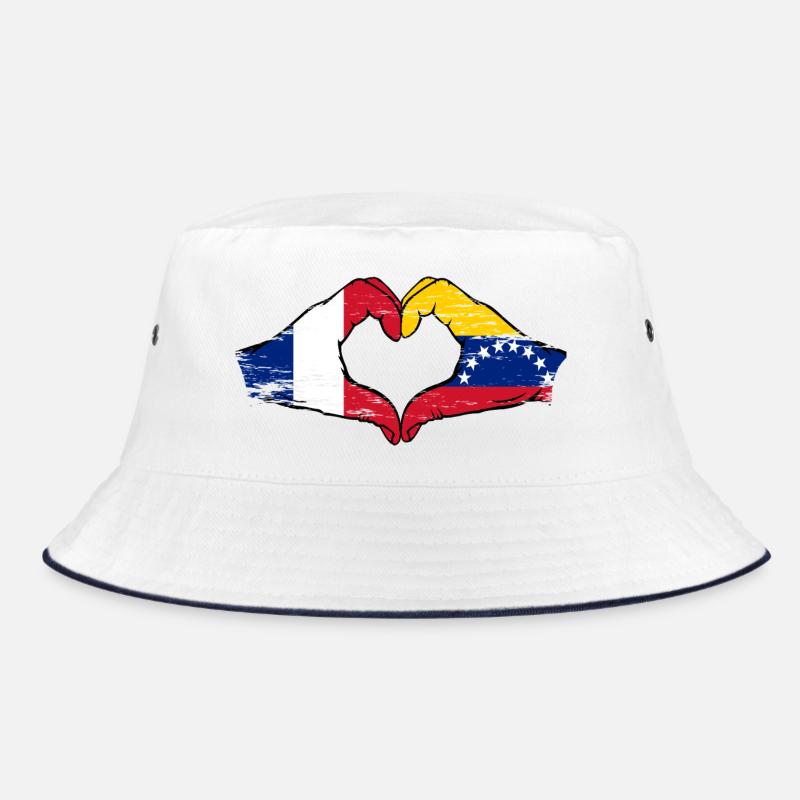 Drapeau du Venezuela Mains Forme de cœur Bob