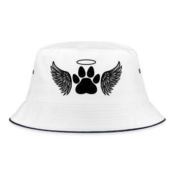 Pet memorial - Bucket Hat - white/navy - Front