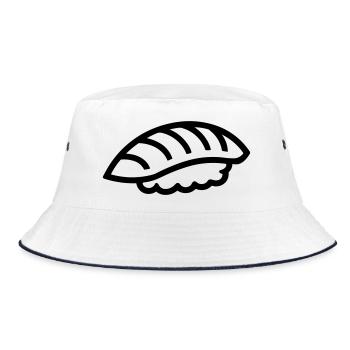 sushi - Bucket Hat - white/navy - Front