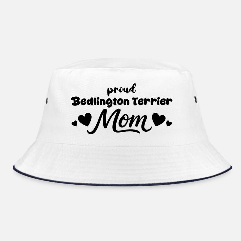 Stolze Bedlington Mutter, Bedlington Terrier Bucket Hat