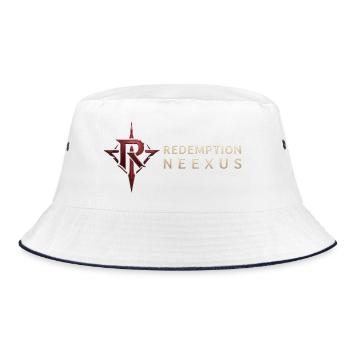 Redemption Nexus Emblem - Bucket Hat - white/navy - Front