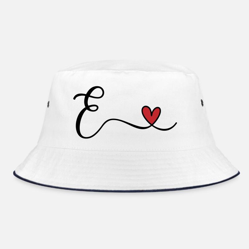 Buchstabe E Monogramm Bucket Hat