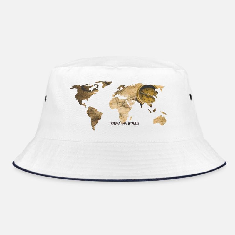 WORLD MAP Bucket Hat