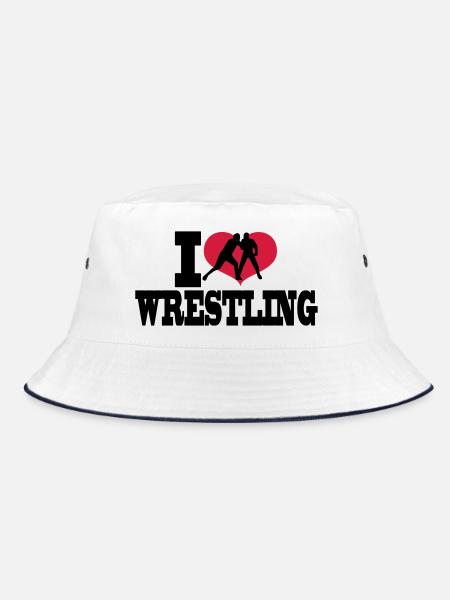 wrestling sports - Bob - blanc/marine - Devant