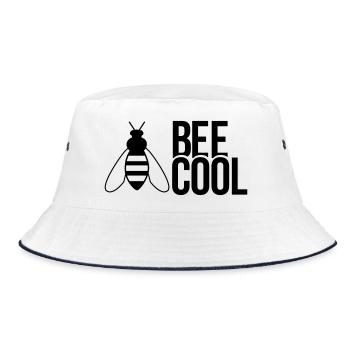 cool - Bucket Hat - white/navy - Front