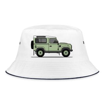 Defender 90 - Bob - blanc/marine - Devant