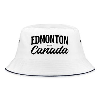 Edmonton, Alberta, Canada – Lettrage vintage - Bob - blanc/marine - Devant