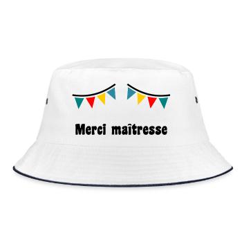 MERCI. MAÎTRESSE. MERCI MAÎTRESSE. MAITRESSE - Bob - blanc/marine - Devant