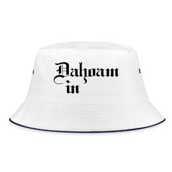 Heimat - Bucket Hat - Weiß/Navy - Vorne