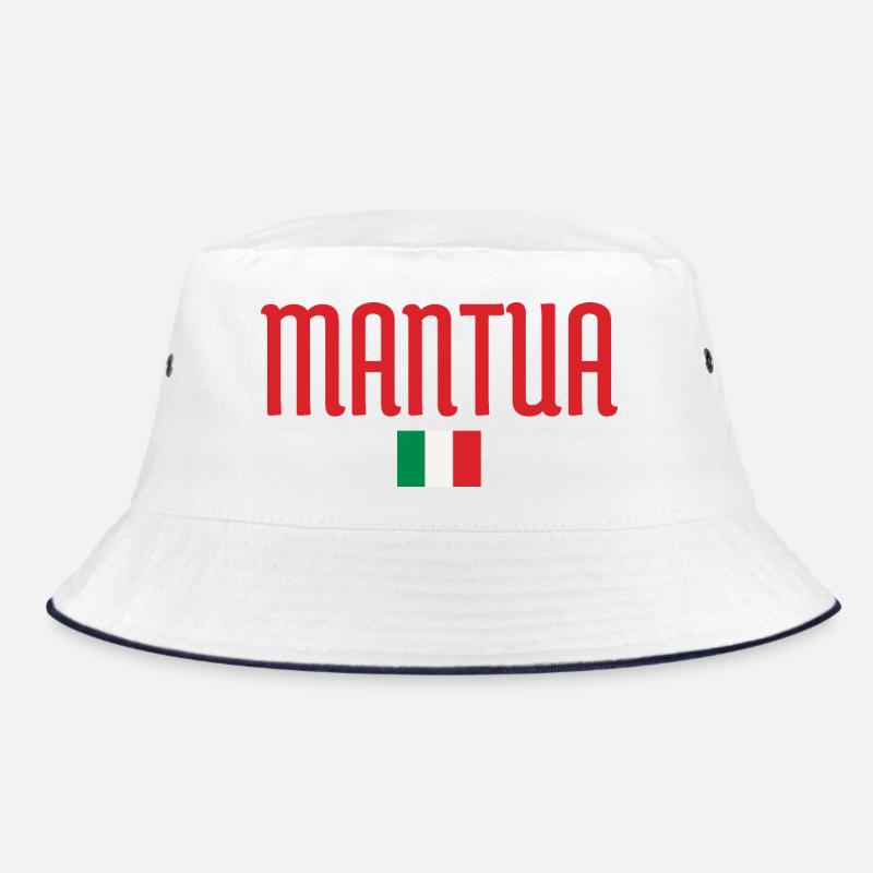 Drapeau de Mantoue-Italien Typographie audacieuse inspirée Bob
