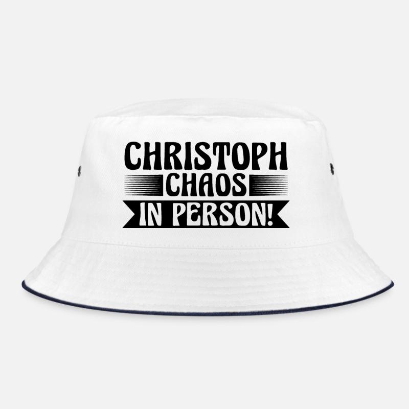 First name Chris Christoph Bucket Hat
