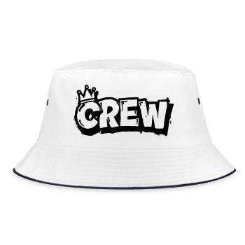 Crew Graffiti - Bucket Hat - white/navy - Front