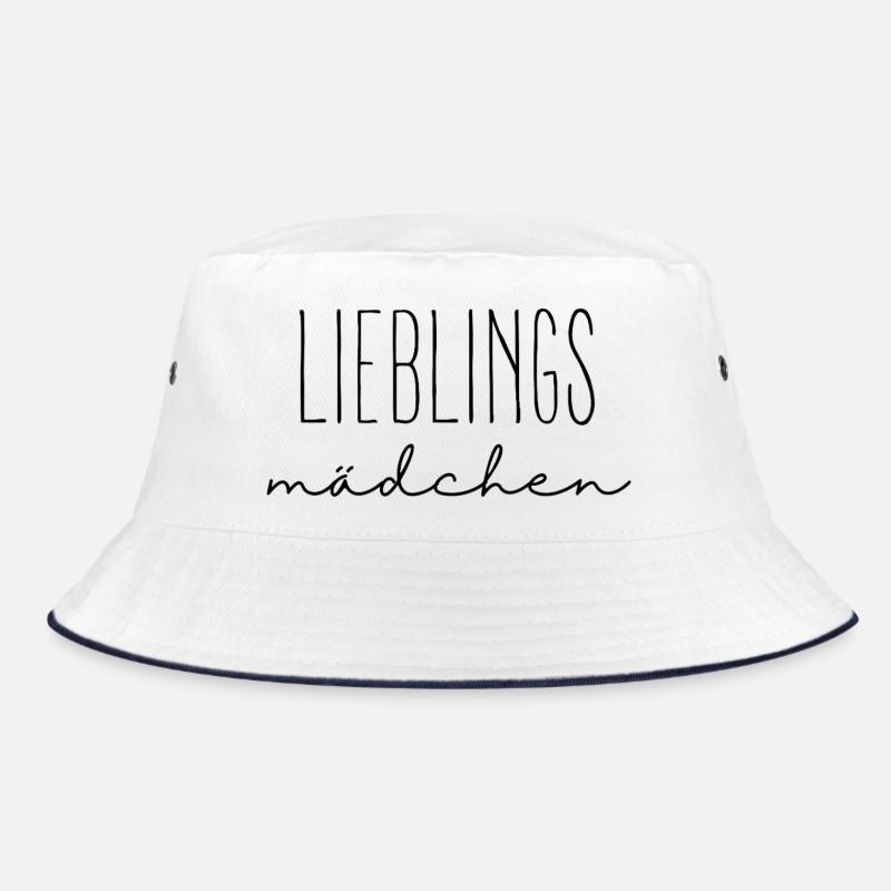 Minimalistisch – Lieblingsmädchen | Typogr Design Bucket Hat