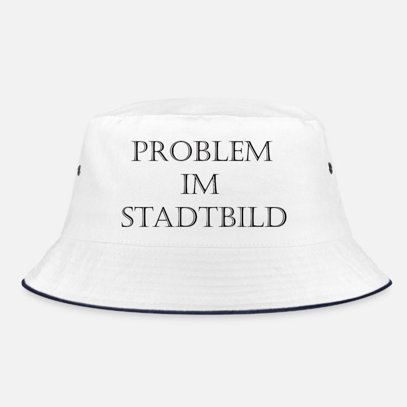 Problem im Stadtbild Typo Bucket Hat