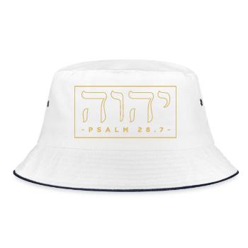 Judaïsme juif Yeshua - Bob - blanc/marine - Devant