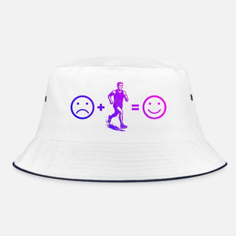 Characterful running design Bucket Hat