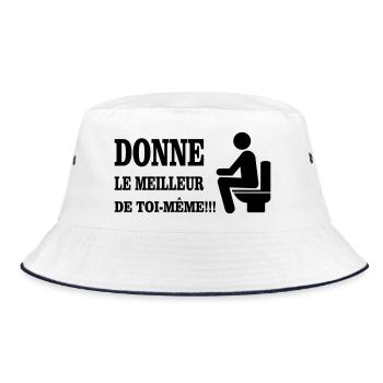 Donne Le Meilleur De Toi MEME - Bob - blanc/marine - Devant