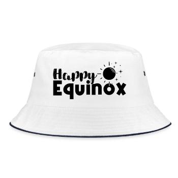 Joyeux équinoxe Bénédictions d’Ostara - Bob - blanc/marine - Devant