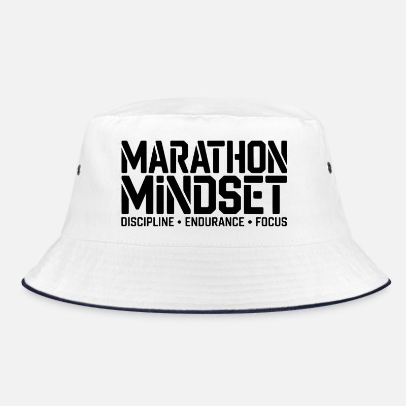 Marathon Mindset: Disziplin & Ausdauer Bucket Hat