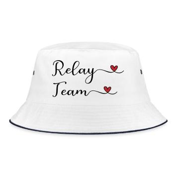 Relay Team - Bucket Hat - white/navy - Front