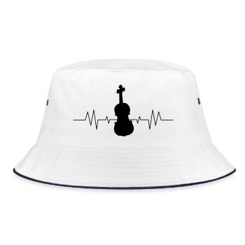 Violin Violin - Bucket Hat - white/navy - Front