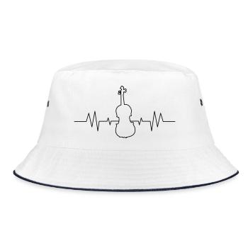 Violin Violin - Bucket Hat - white/navy - Front