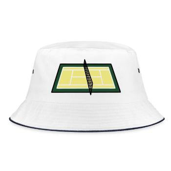 Tennis Court Court Net Geometric - Bob - blanc/marine - Devant