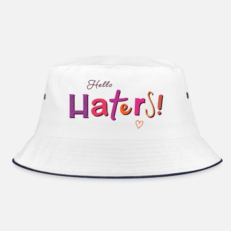 Hello Haters! Cooler Spruch Bucket Hat