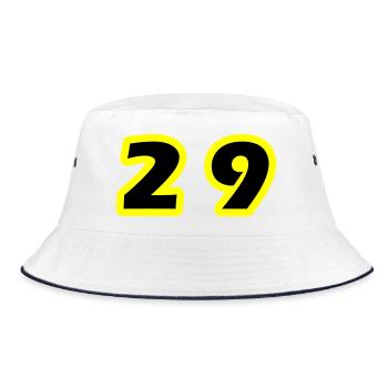 29 Symbole numérique - Bob - blanc/marine - Devant