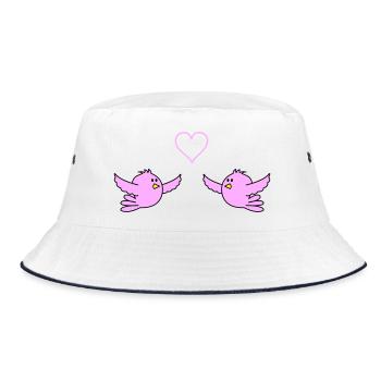 birds_in_love - Bob - blanc/marine - Devant