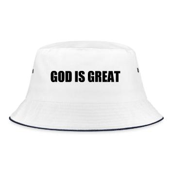 god is great - Bob - blanc/marine - Devant