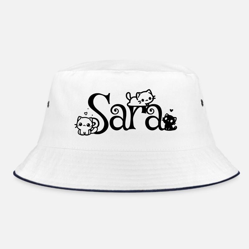 Sara Name First Name Kitten Name Bucket Hat