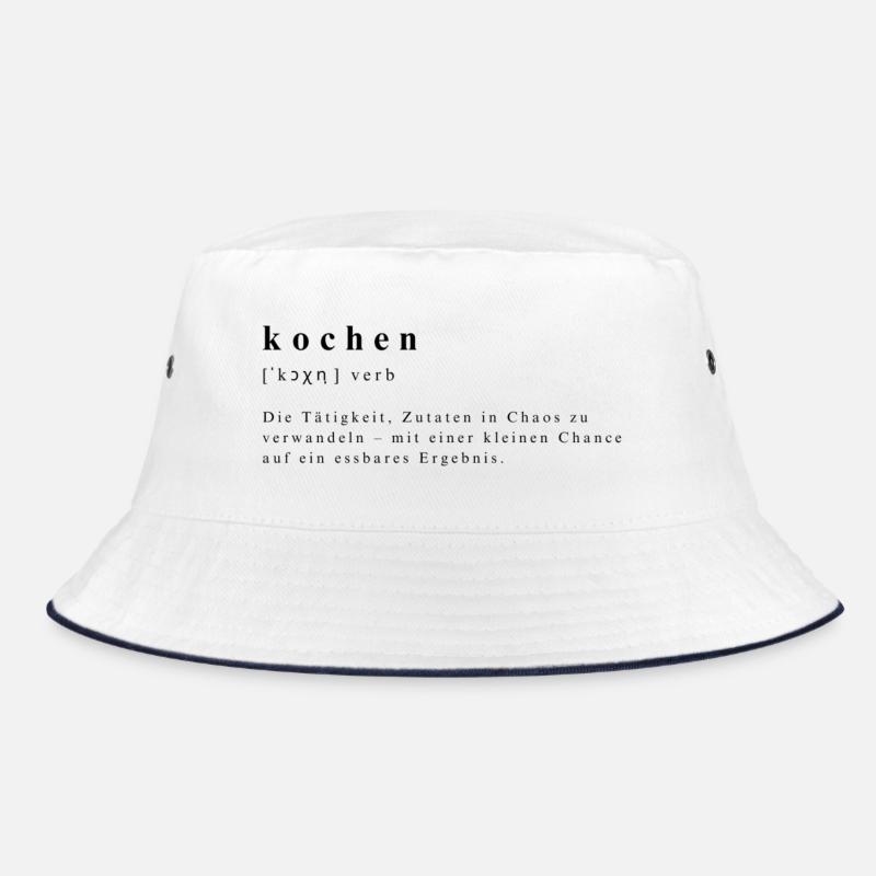 Humorvolle Definition von Kochen Bucket Hat