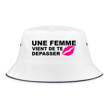 autocollant drôle - Bob - blanc/marine - Devant