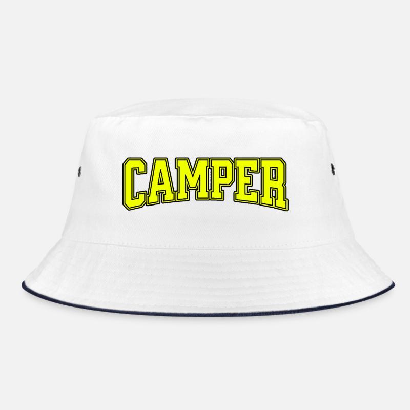 CAMPER Retro Varsity Style Bucket Hat