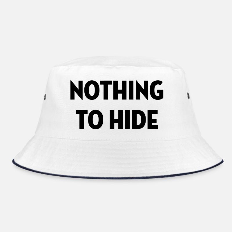 Nothing to Hide / Style / Mode / Swag / Vogue Bucket Hat