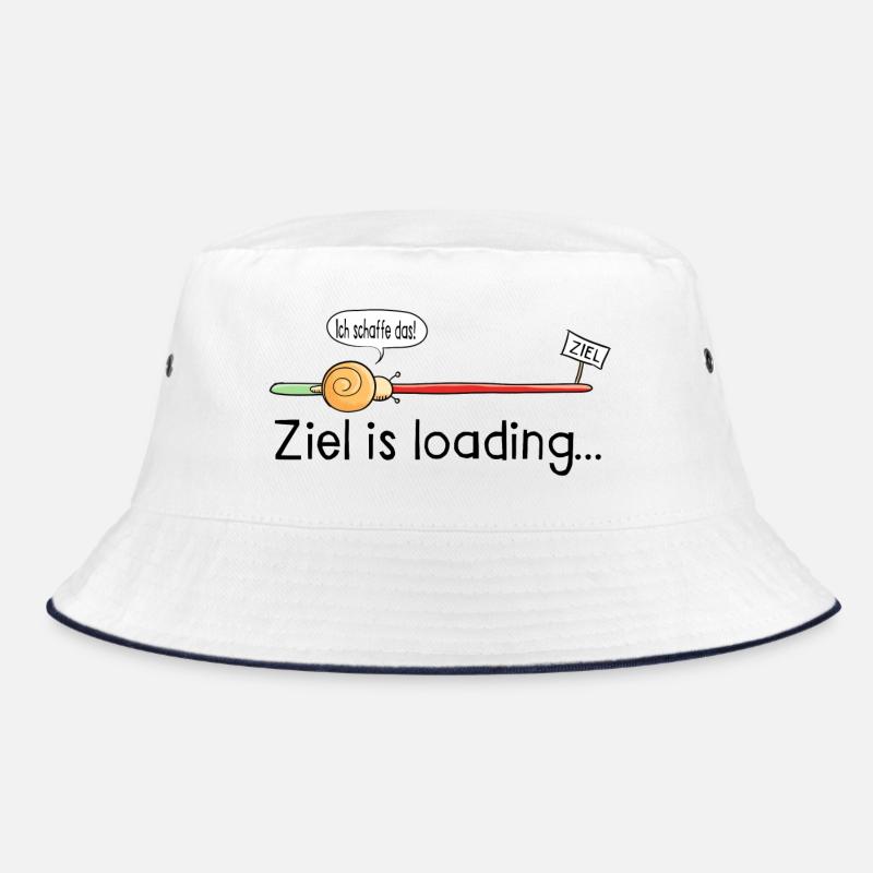 Ziel is loading - Schnecke - Cartoon - Geschenk Bucket Hat