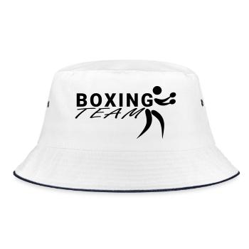 Boxing Team - Bucket Hat - white/navy - Front