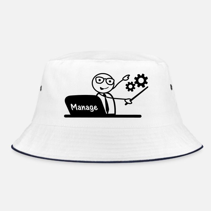 Manage Office laptop Bucket Hat