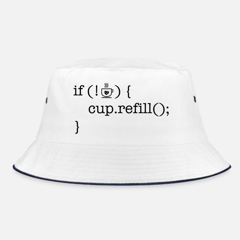Coffee code Programmierer Kaffee Liebhaber Humor Bucket Hat
