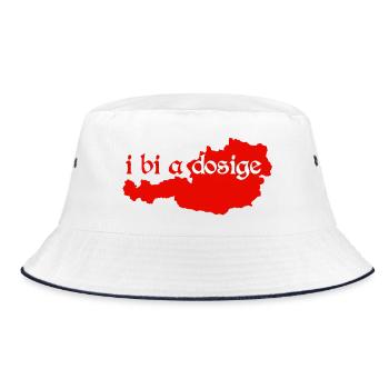 i bi a Dosige - Je suis un local, dialecte - Bob - blanc/marine - Devant