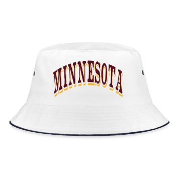 Minnesota - Bucket Hat - white/navy - Front