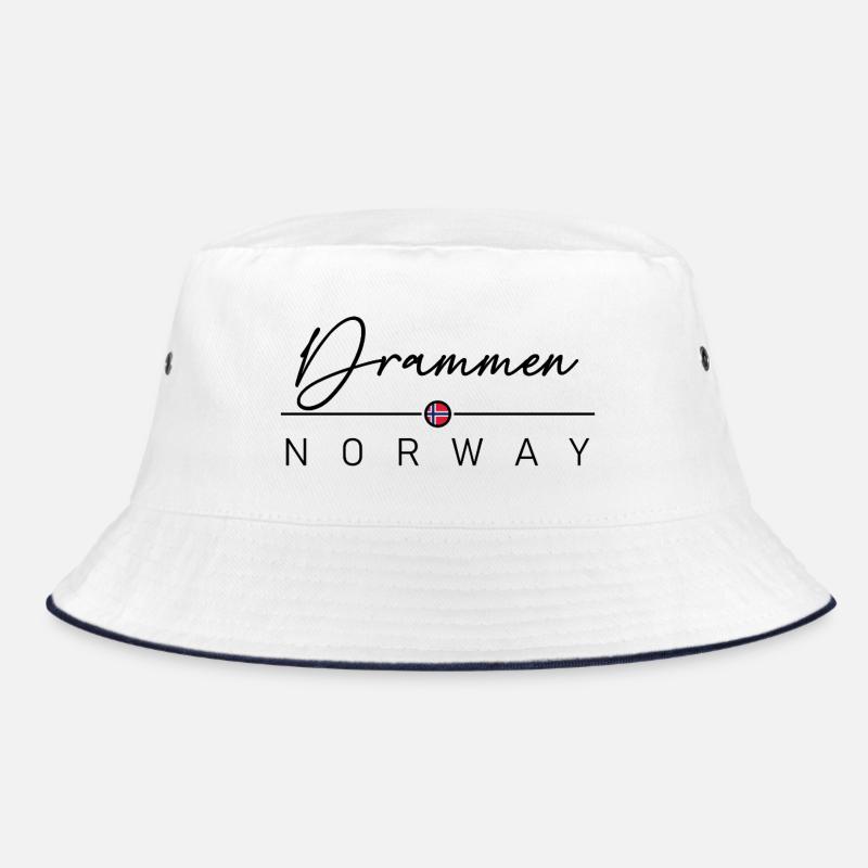 Norwegen - Drammen - Norge - Norway Bucket Hat